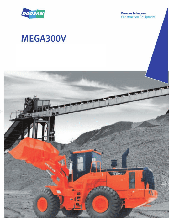 Daewoo Mega M300-V Wheel Loader Service Manual Workshop Guide