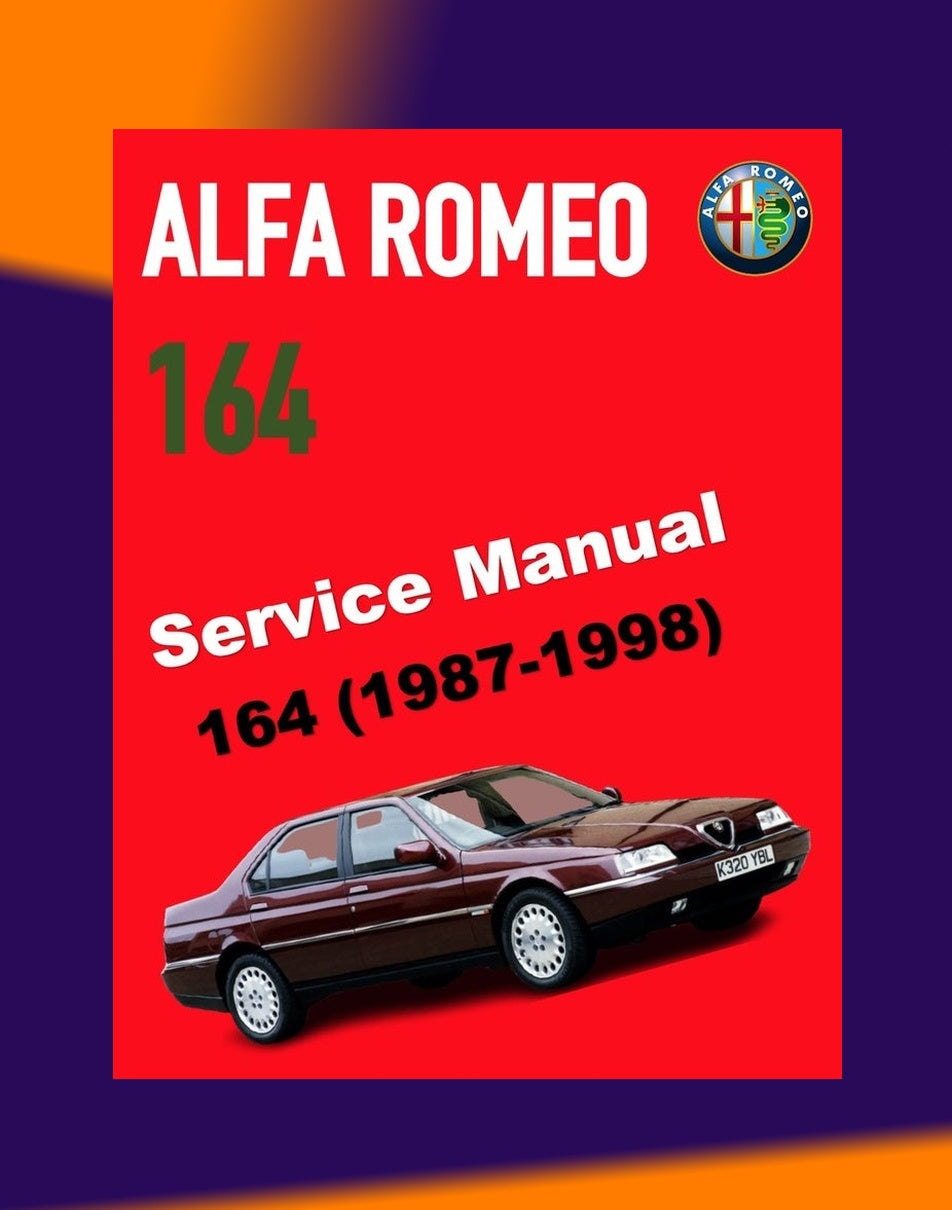 ALFA ROMEO 164 1987-1998 Full Manual Set – Repair & Maintenance Manual