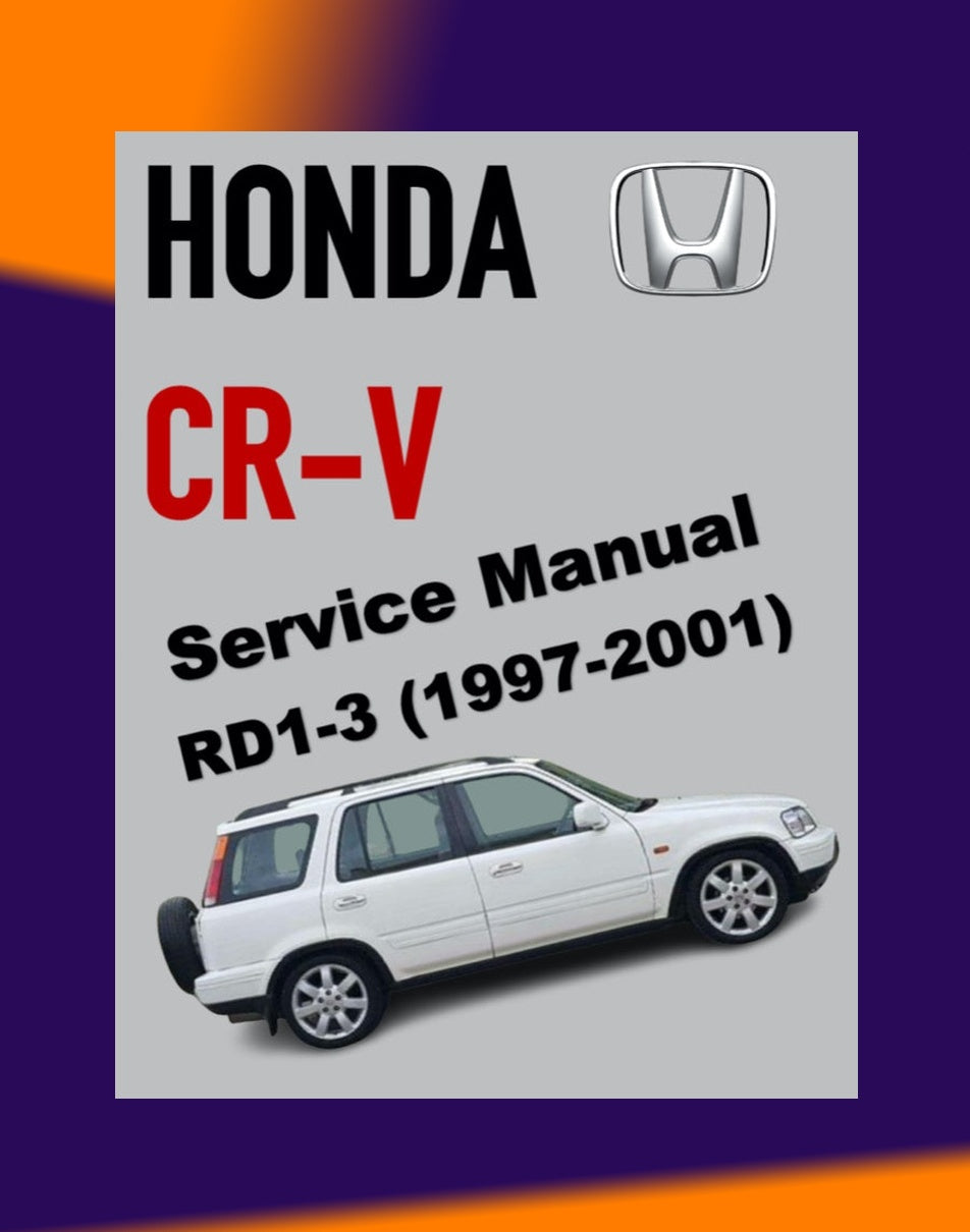 CRV HONDA CR-V 1997-2001 Full Manual Set – Repair & Maintenance Manual