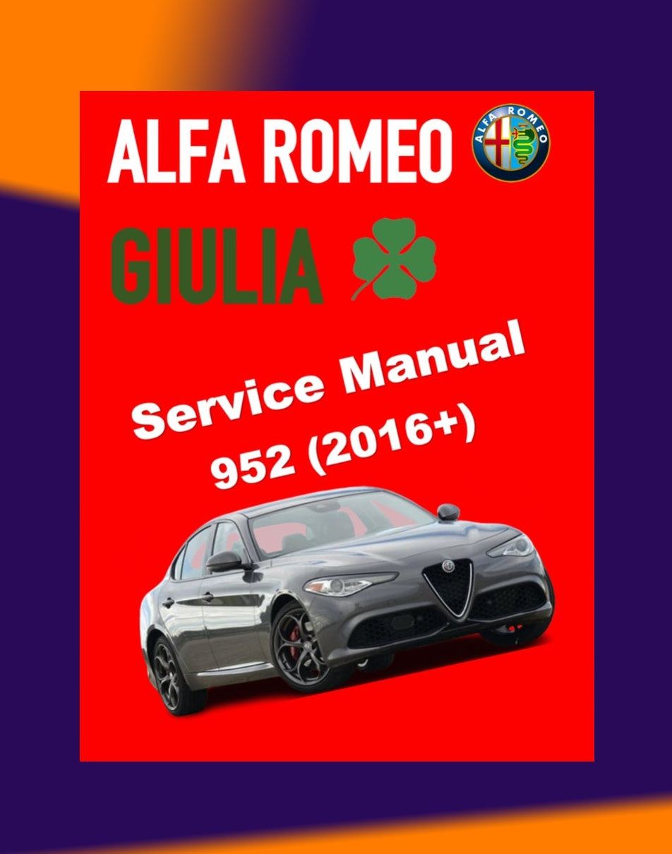 ALFA ROMEO GIULIA QUADRIFOGLIO 952 2016+ Full Manual Set – Repair & Maintenance Manual