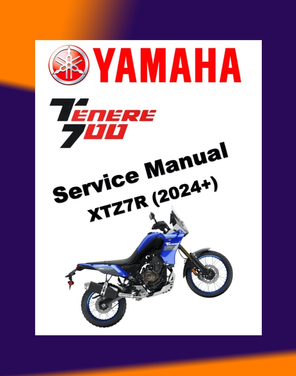 YAMAHA TENERE T700 2024+ Full Manual Set – Repair & Maintenance Manual and Spare Parts Catalog and User Handbook