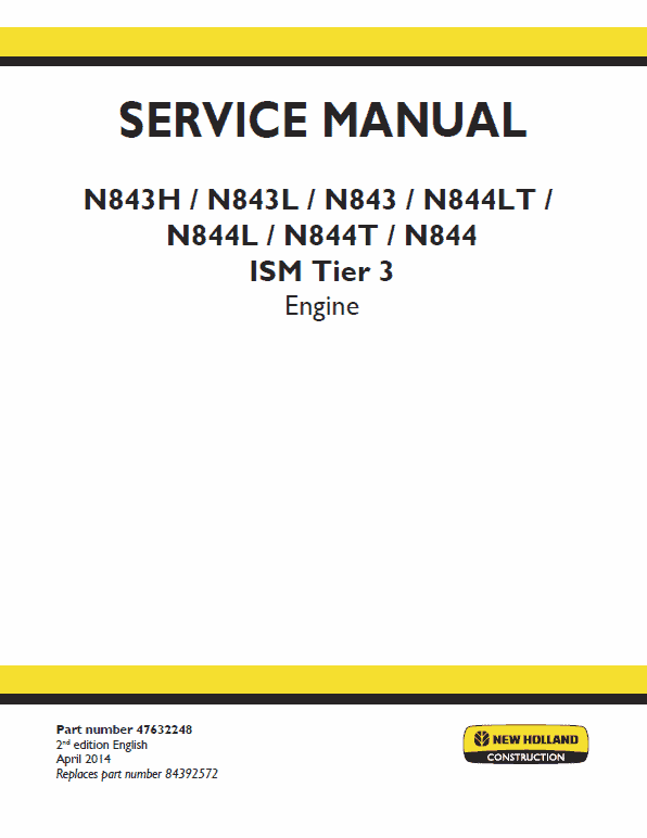 ISM Tier 3 Engine Service Repair Manual Workshop Guide