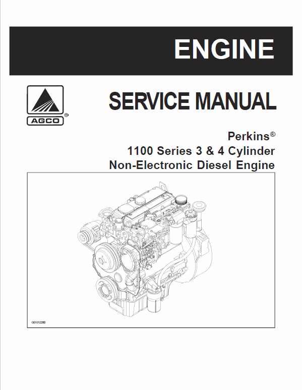 Perkins 1100 Series Diesel Engine Manual Workshop Guide