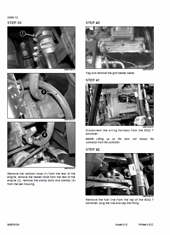 New Holland W110C Tier 4 Wheel Loader Service Manual Workshop Guide