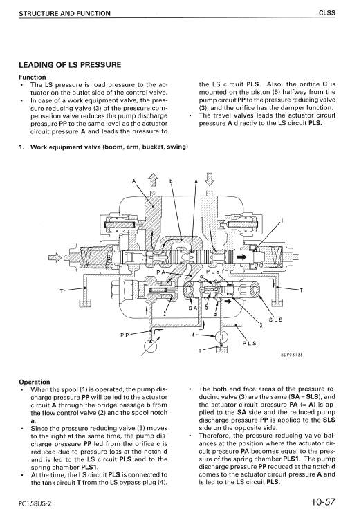 Komatsu PC158US-2 Excavator Service Manual Workshop Guide