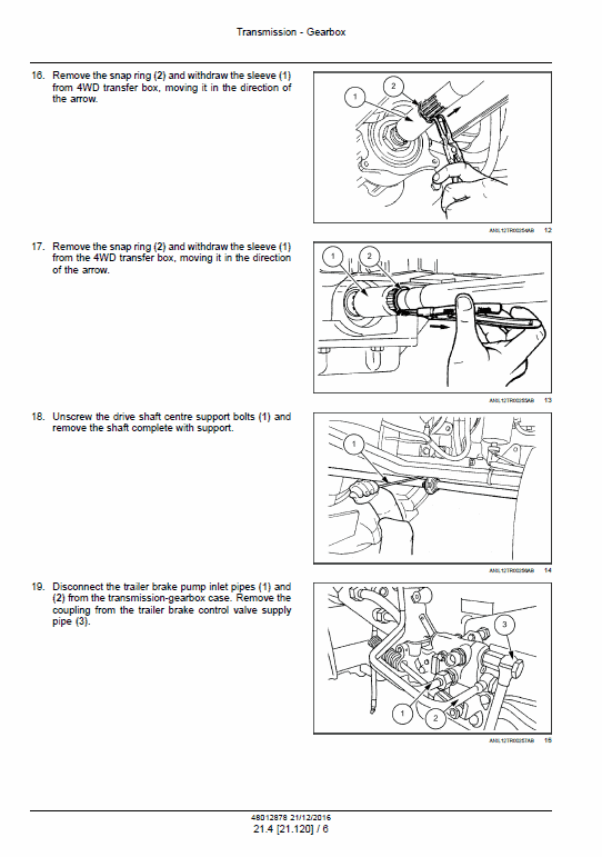 New Holland TD5.65, TD5.75, TD5.80, TD5.90, TD5.100, TD5.110 Tractor Manual Workshop Guide