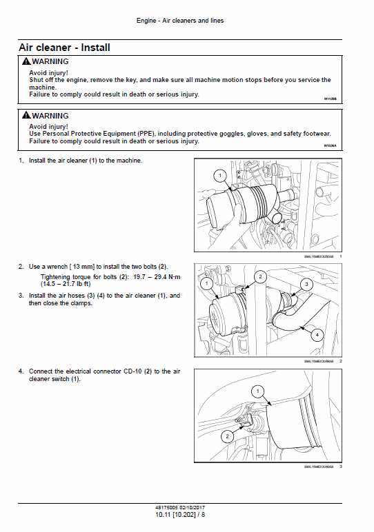 New Holland E30C Mini Excavator Service Manual Workshop Guide