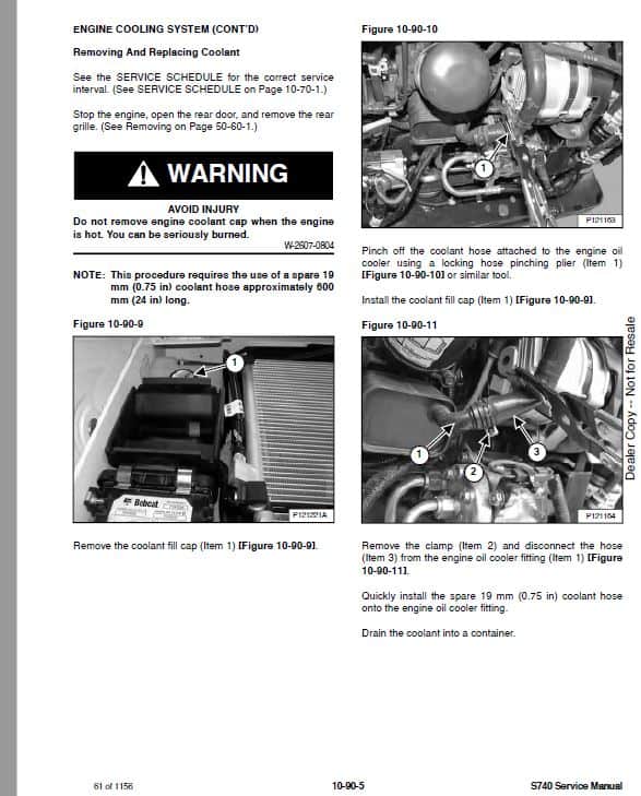 Bobcat S740 Skid-Steer Loader Service Repair Manual