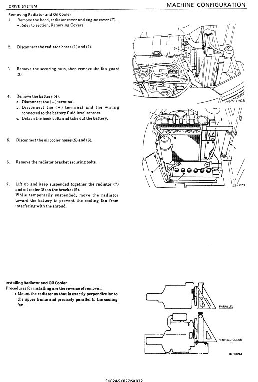 Kobelco SK024, SK027, SK032 Excavator Service Manual Workshop Guide