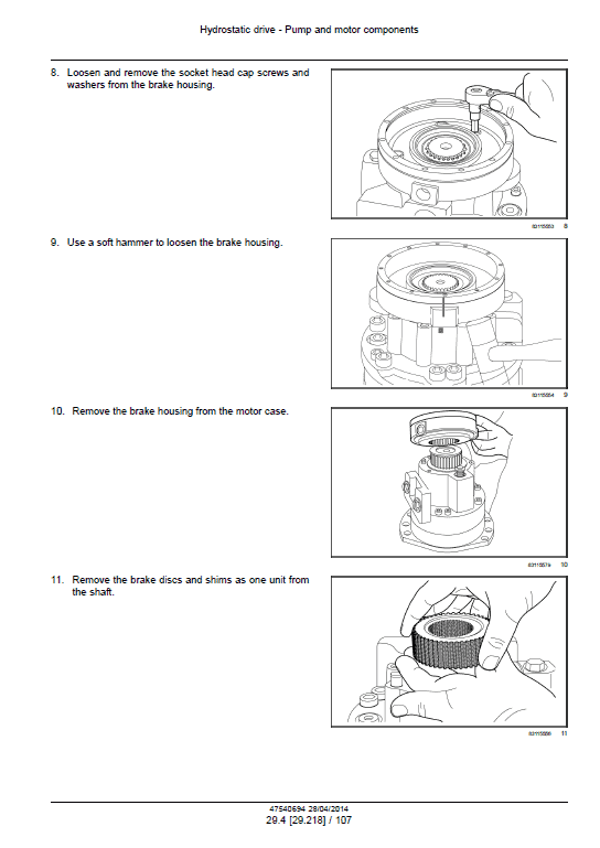 New Holland L223, L225, C232 SkidSteer Loader Service Manual Workshop Guide