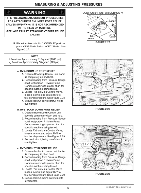 Kobelco SK150LC-IV and ED180LC Excavator Service Manual Workshop Guide