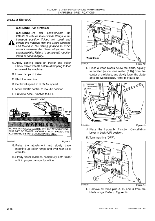 Kobelco SK160LC and ED190LC Excavator Service Manual Workshop Guide