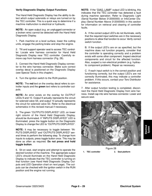 Toro Greensmaster Triflex Hybrid 3320, 3420 (Models 04530, 04540) Service Repair Manual Workshop Guide