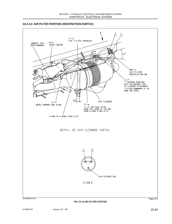 New Holland EH30.B, EH35.B Excavator Service Manual Workshop Guide