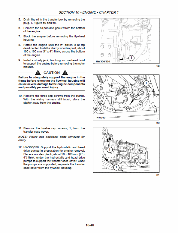 New Holland HW300, HW320 Speedrower Windrowers Service Manual Workshop Guide