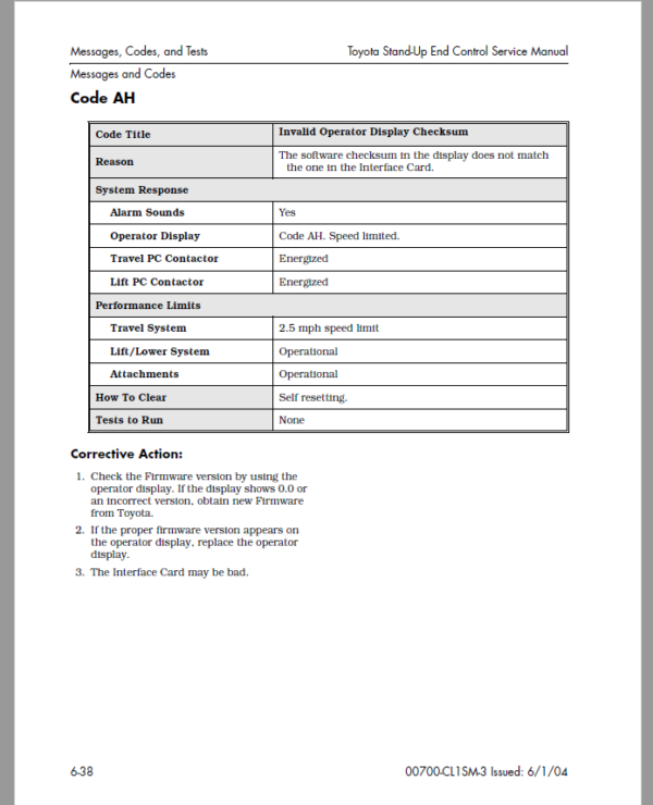 Toyota 7BNCU15, 7BNCU18, 7BNCU20, 7BNCU25 Lift Truck Repair Manual