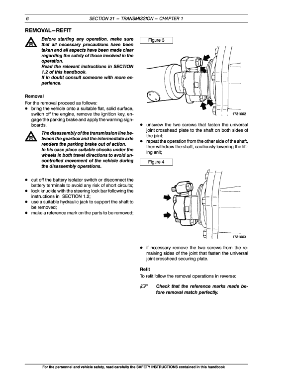 New Holland AD300 Dump Truck Service Manual Workshop Guide