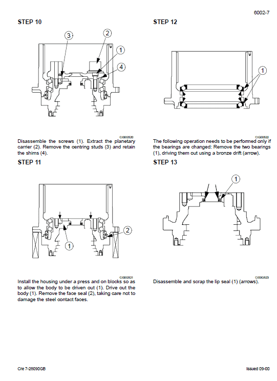 Case CX180 Excavator Service Manual Workshop Guide
