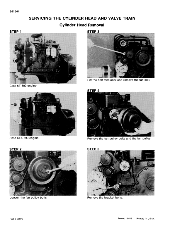Case 880D Excavator Service Manual Workshop Guide