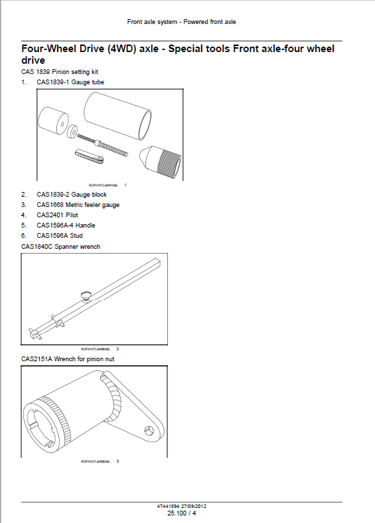 Case 570NXT Loader Service Manual Workshop Guide