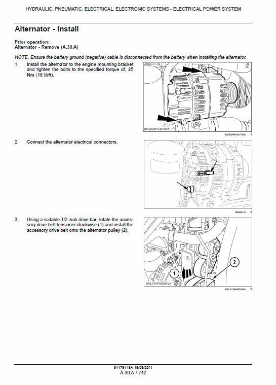 New Holland T7.170, T7.185, T7.200 Tractor Service Manual Workshop Guide