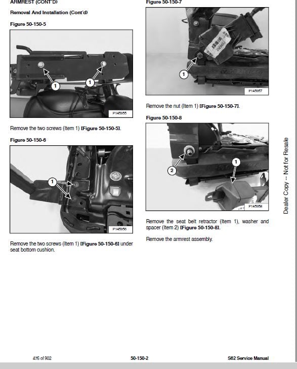 Bobcat S62 Skid-Steer Loader Service Repair Manual