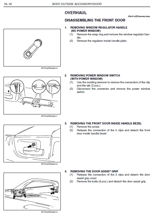 Hino Truck 2018 COE HEV Service Manual Workshop Guide