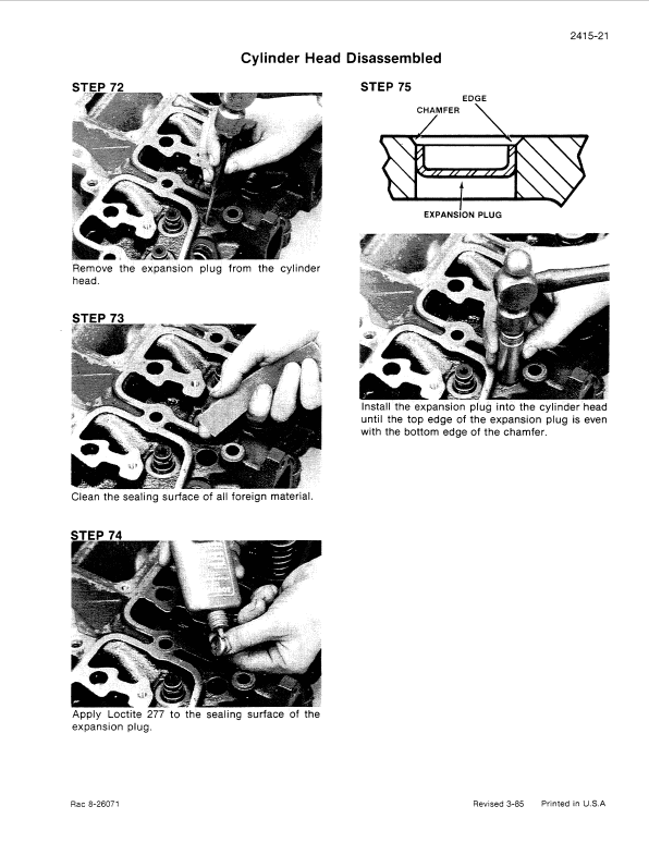 Case 1085C Excavator Service Manual Workshop Guide