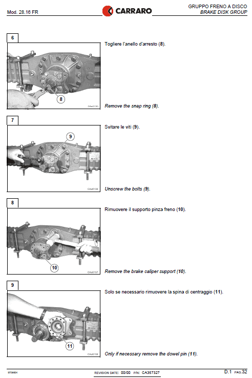 Case 21D, 121D, 221D and 321D Wheel Loader Service Manual Workshop Guide