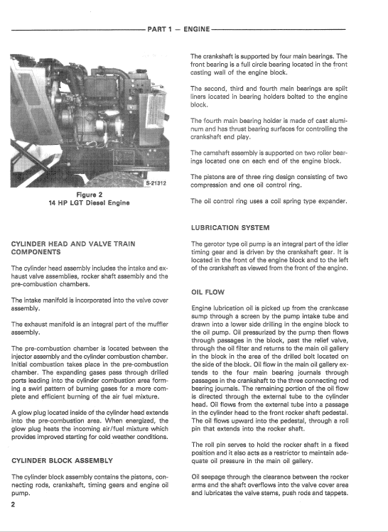 Ford LGT14D, LGT16D Lawn Tractor Service Manual Workshop Guide