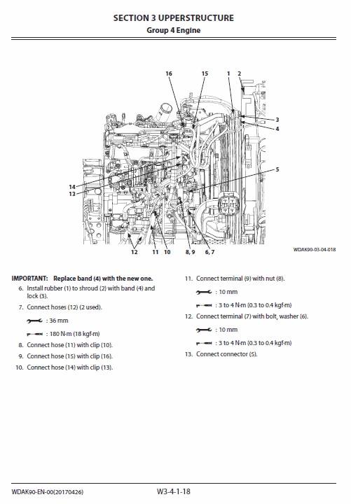 Hitachi ZX130-5A Excavator Service Repair Manual Workshop Guide