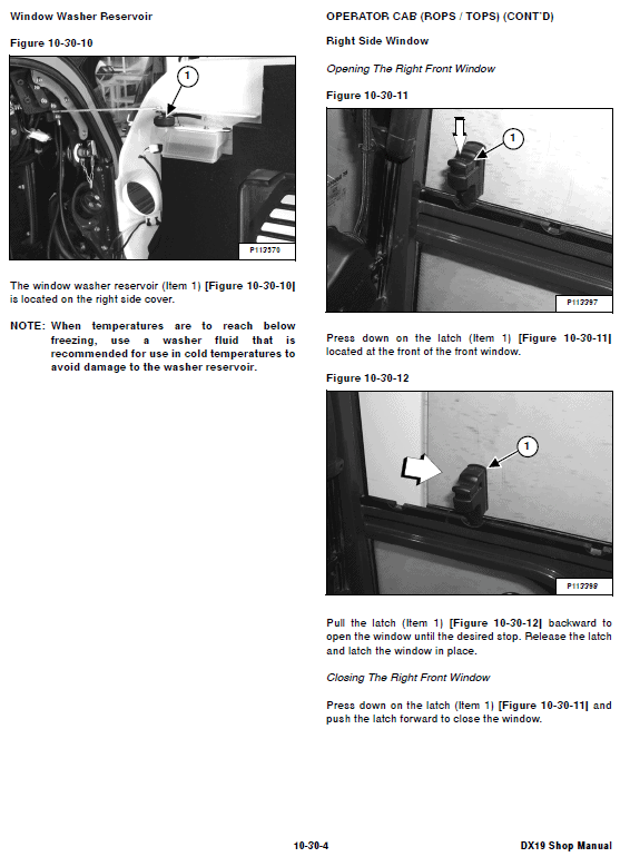 Doosan DX19 Excavator Service Manual Workshop Guide