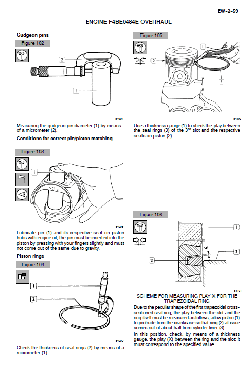 Iveco F4BE0484E, F4BE0684D and F4BE0684B Engines Service Manual Workshop Guide