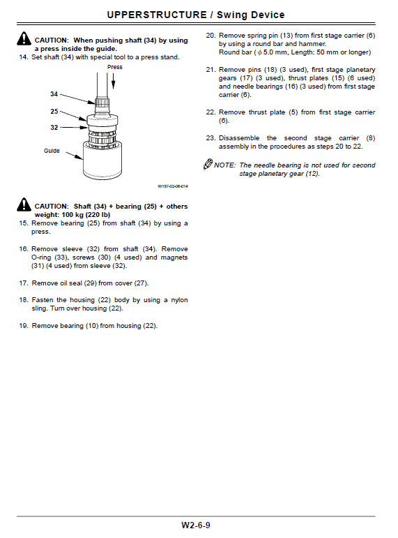 Hitachi ZX850-3 and ZX870H-3 Excavator Service Repair Manual Workshop Guide