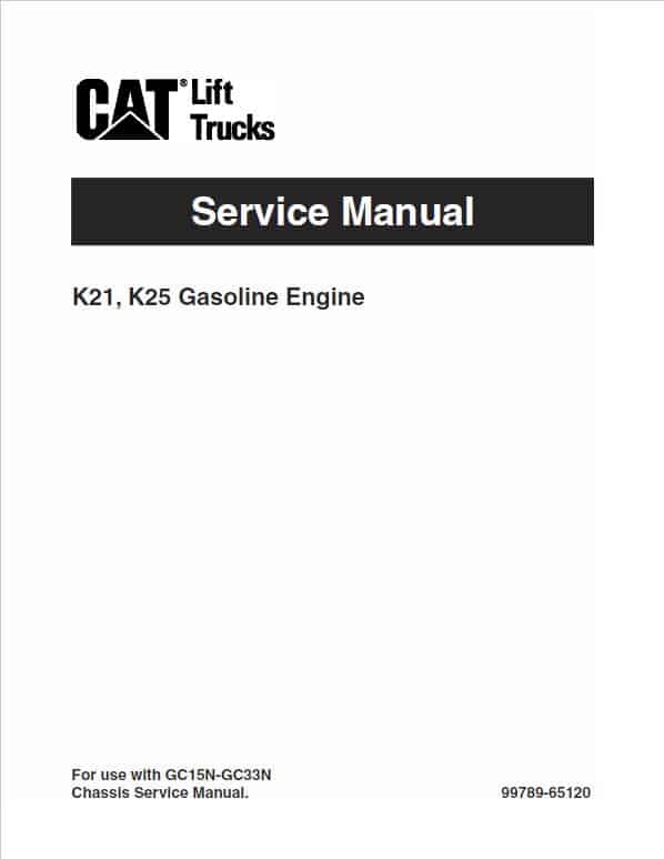 CAT GC20N, GC25N, GC28N, GC30N, GC33N Forklift Service Manual