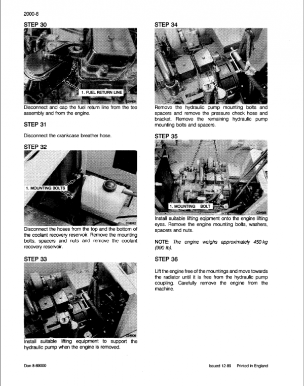 Case 688C Excavator Service Manual Workshop Guide