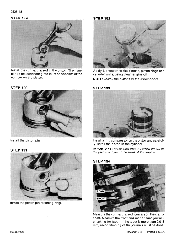 Case 1088 Excavator Service Manual Workshop Guide