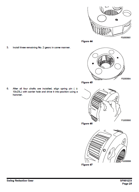 Doosan DX210W Excavator Service Manual Workshop Guide