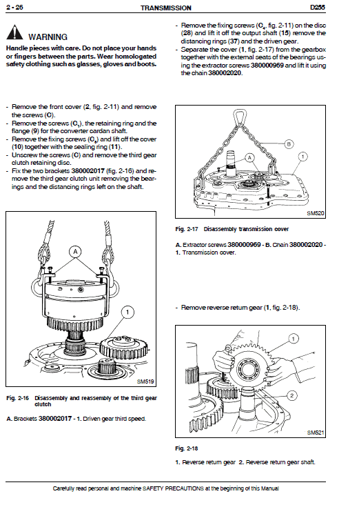 New Holland D255 Bulldozer Dozer Service Manual Workshop Guide