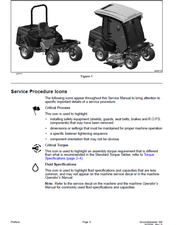 Toro Groundsmaster 360 (4-Wheel Drive Models Yanmar Engines) Service Repair Manual