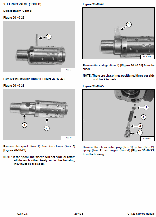 Bobcat CT122 Compact Tractor Service Manual Workshop Guide