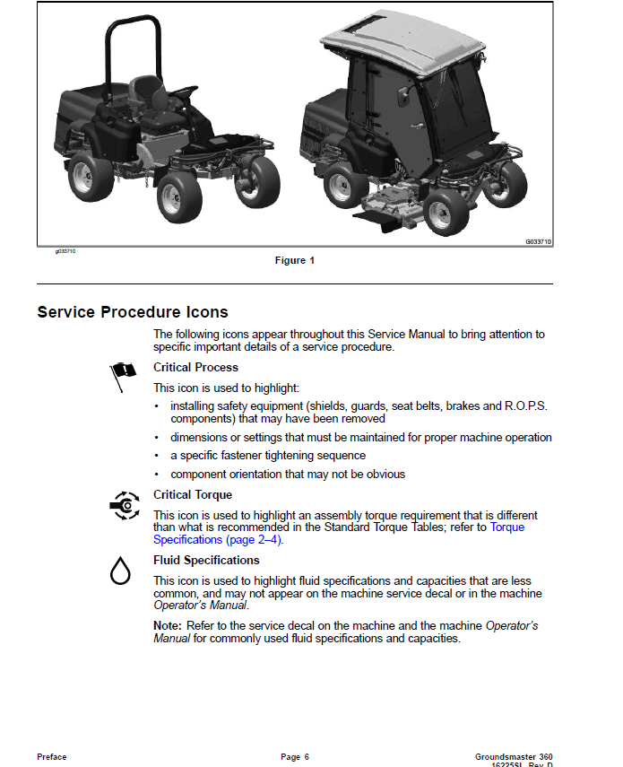 Toro Groundsmaster 360 (4-Wheel Drive Models Yanmar Engines) Service Repair Manual