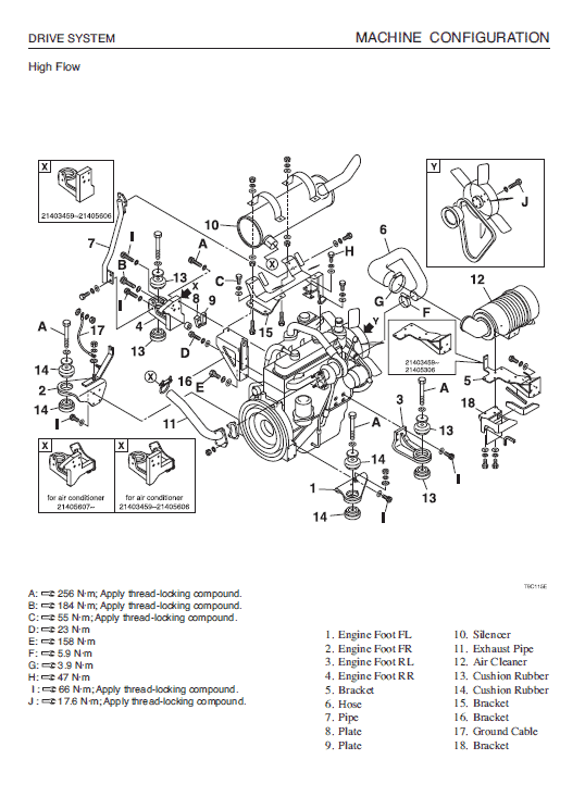 Takeuchi TL140 Loader Service Manual Workshop Guide