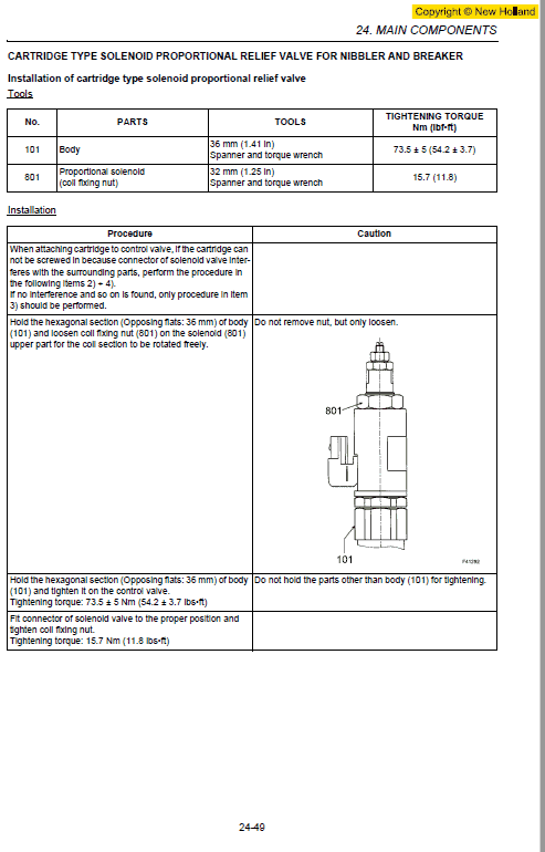 New Holland E150BSR Blade Runner Excavator Service Manual Workshop Guide
