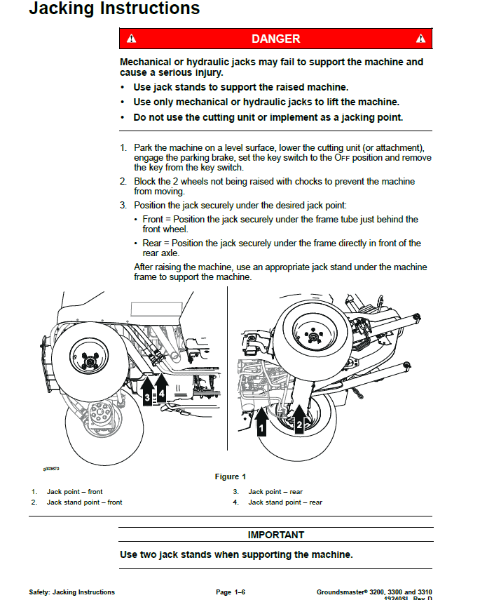Toro Groundsmaster 3200, 3300, 3310 (31900, 31901, 31902, 31903, 31907, 31709) Service Repair Manual Workshop Guide