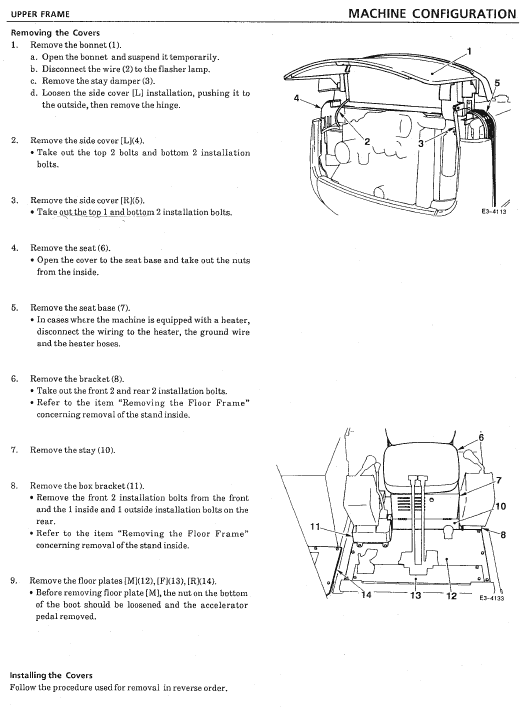 Takeuchi TB025, TB030 and TB035 Excavator Service Manual Workshop Guide