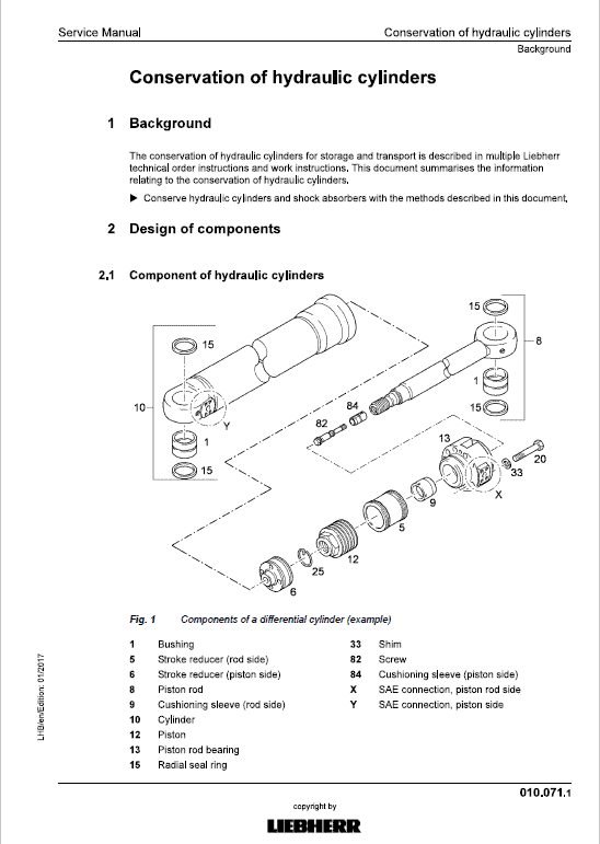 Liebherr A910, A912, A914, A918 Tier 4F Compact Excavator Service Manual