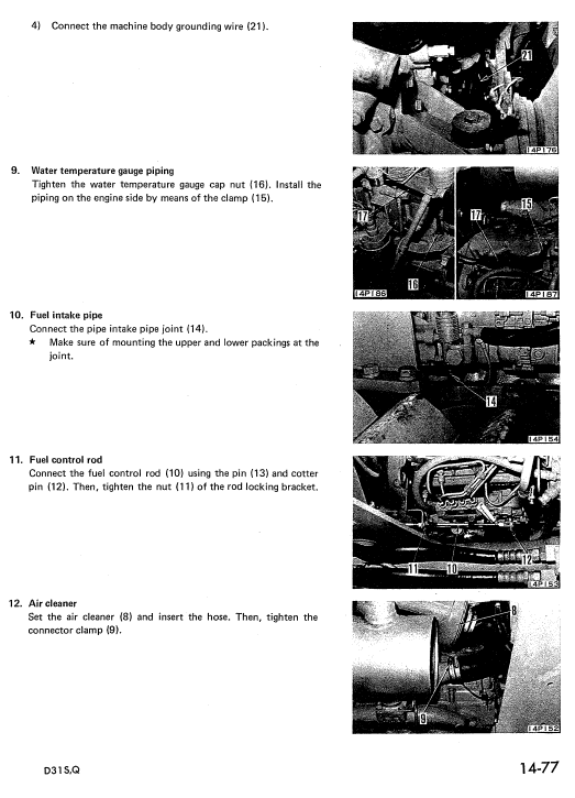 Komatsu D31-16, D31S-16, D31Q-16 Dozer Service Manual Workshop Guide
