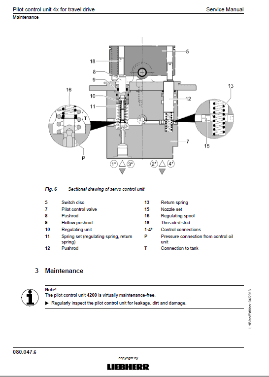 Liebherr LH22C, LH22M, LH24, LH26M, LH30C, LH30M, LH35M, LH35T Excavator Manual
