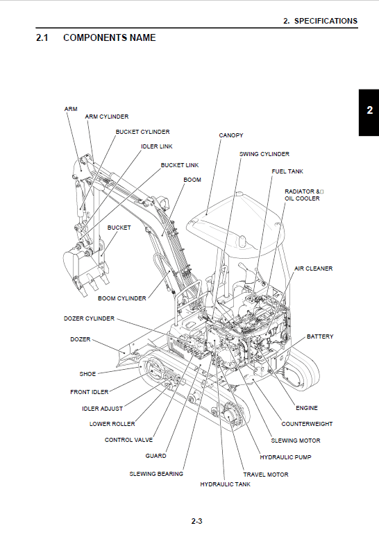 Case CX17B Mini Excavator Service Manual Workshop Guide